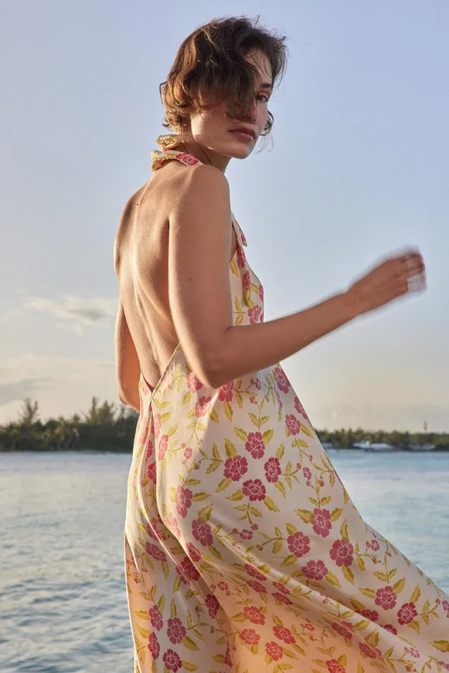 Natalie Martin LOLA DRESS Prairie Dusty Crimson Shop Dresses