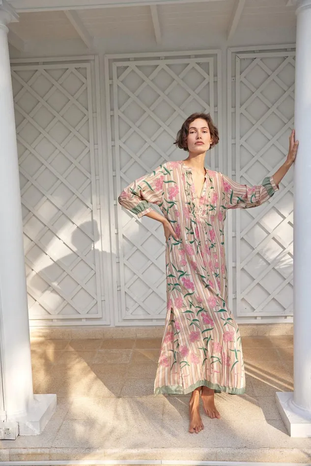 Natalie Martin SAMMIE MAXI Chamomile Rose Shop Dresses