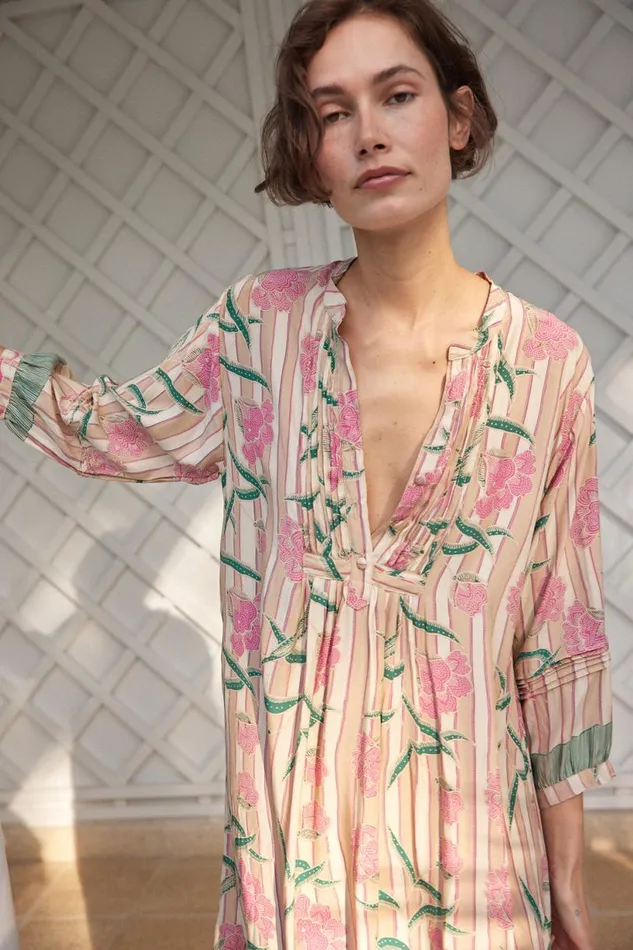 Natalie Martin SAMMIE MAXI Chamomile Rose Shop Dresses