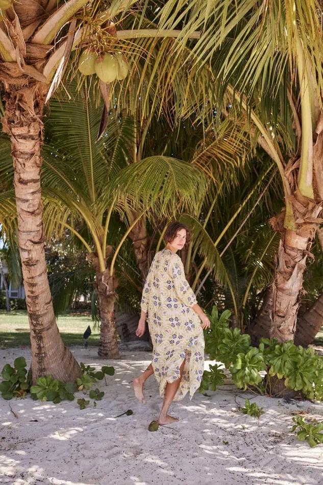 Natalie Martin SAMMIE MAXI Prairie Indigo Shop Dresses