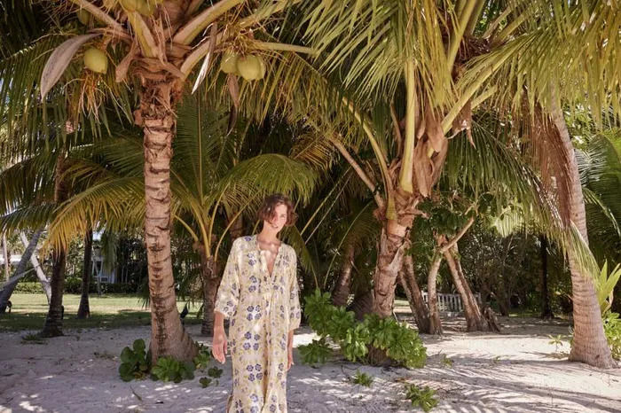 Natalie Martin SAMMIE MAXI Prairie Indigo Shop Dresses