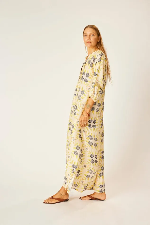 Natalie Martin SAMMIE MAXI Prairie Indigo Shop Dresses