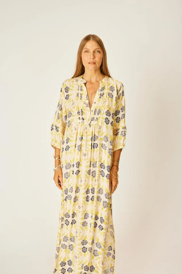 Natalie Martin SAMMIE MAXI Prairie Indigo Shop Dresses
