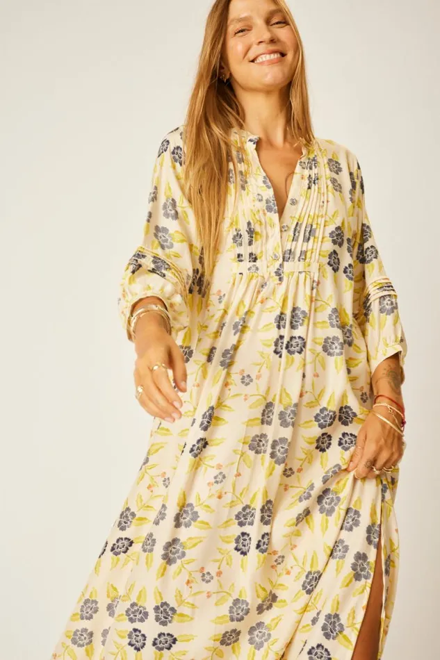 Natalie Martin SAMMIE MAXI Prairie Indigo Shop Dresses