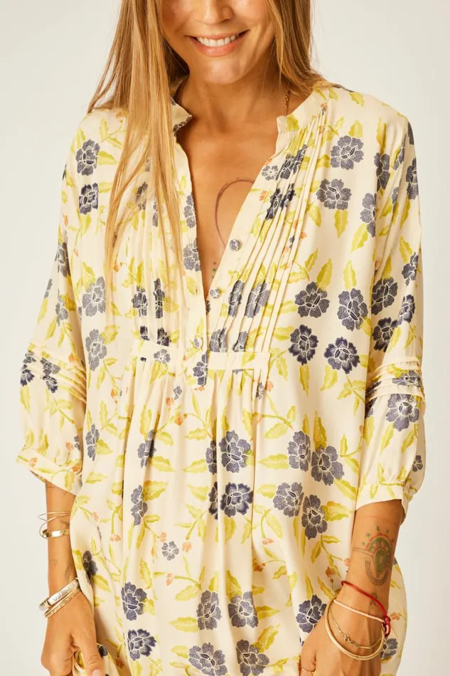 Natalie Martin SAMMIE MAXI Prairie Indigo Shop Dresses