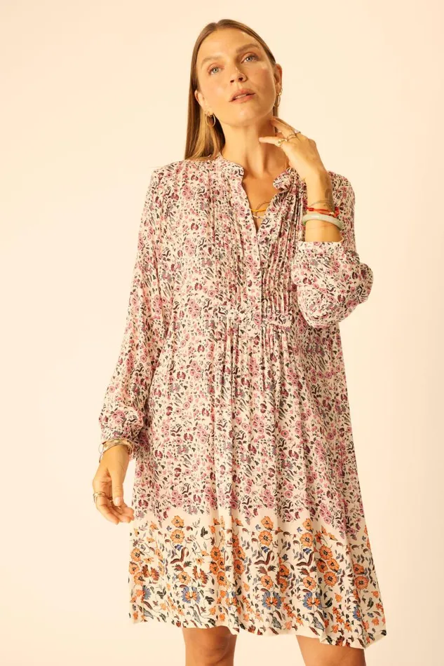 Natalie Martin SAMMIE SHORT DRESS Petite Fleur Rose Shop Dresses