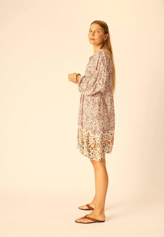 Natalie Martin SAMMIE SHORT DRESS Petite Fleur Rose Shop Dresses