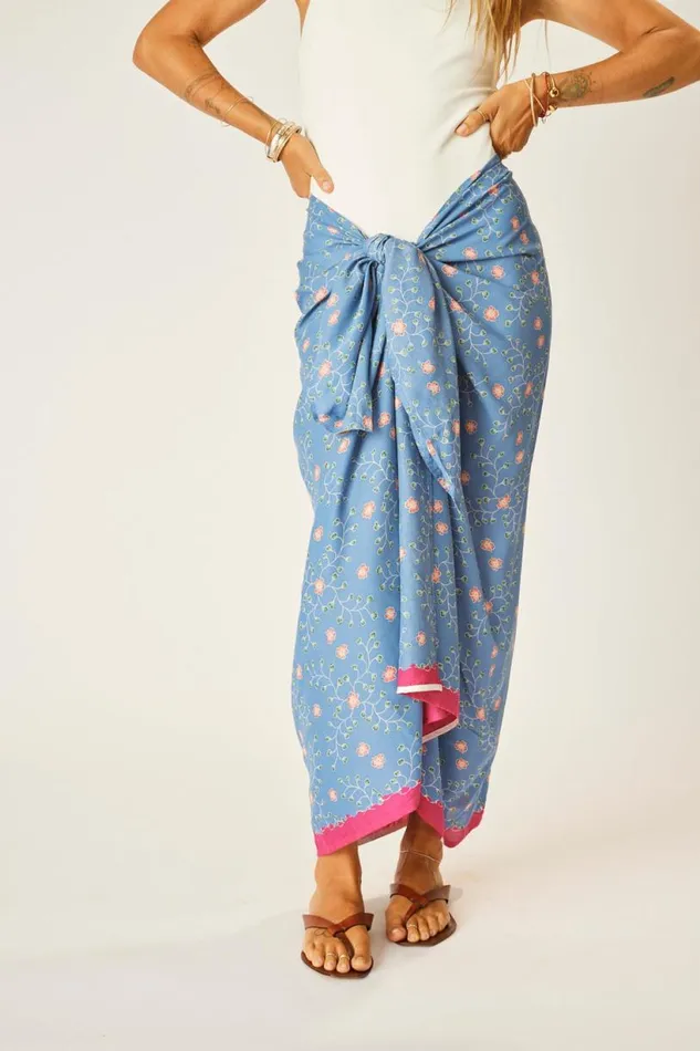 Natalie Martin SARONG Pinwheel Denim Shop Bottoms
