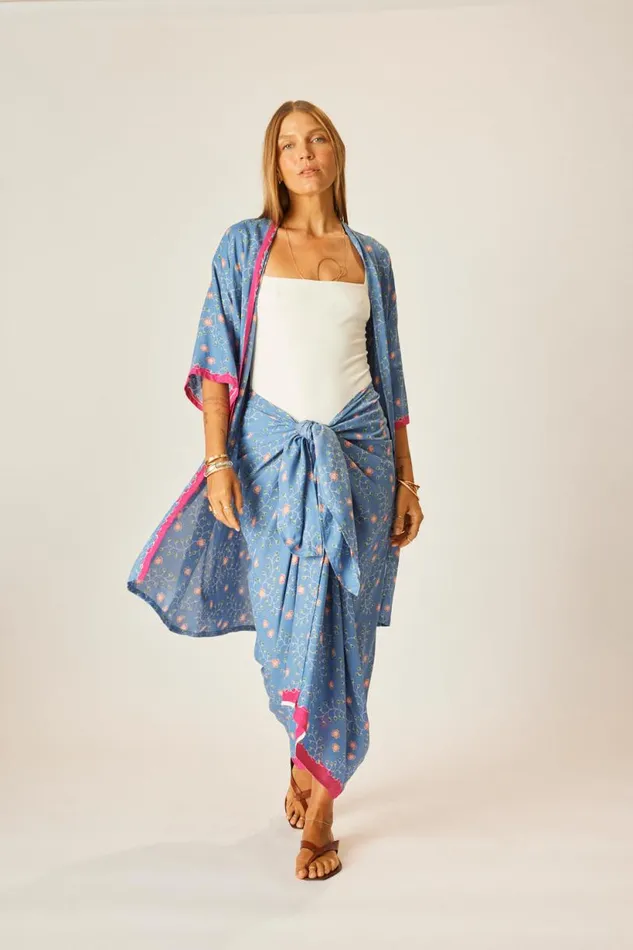 Natalie Martin SARONG Pinwheel Denim Shop Bottoms