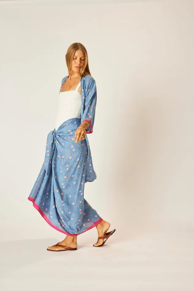 Natalie Martin SARONG Pinwheel Denim Shop Bottoms