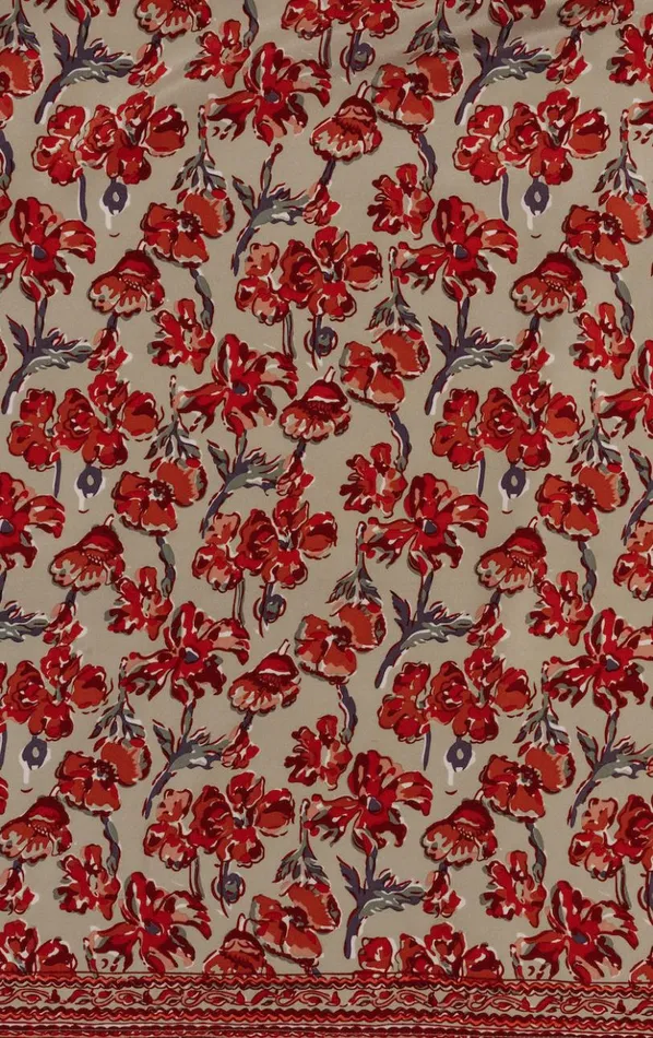 Natalie Martin SASH BELT Silk Watercolor Print Dove Shop Accessories