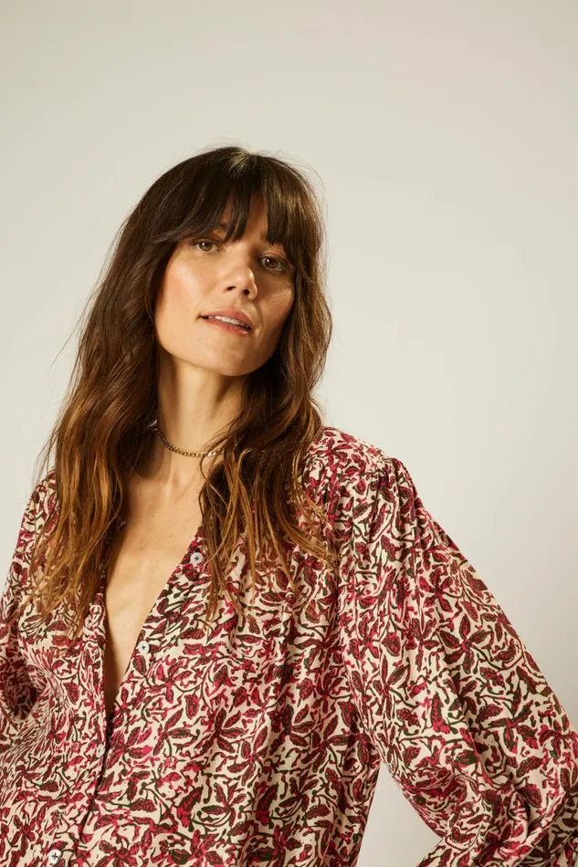 Natalie Martin TOLAN SHIRT Gloriosa Watermelon Shop Tops
