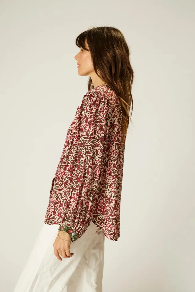 Natalie Martin TOLAN SHIRT Gloriosa Watermelon Shop Tops