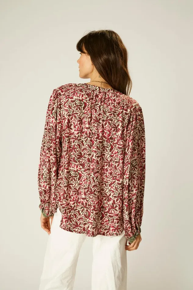 Natalie Martin TOLAN SHIRT Gloriosa Watermelon Shop Tops
