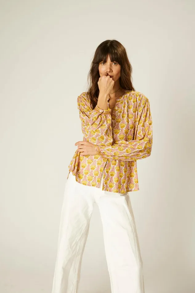 Natalie Martin TOLAN SHIRT Tulip Bahamas Pink Shop Tops