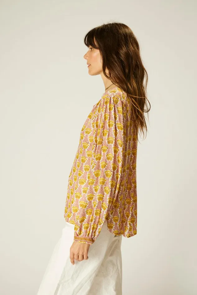 Natalie Martin TOLAN SHIRT Tulip Bahamas Pink Shop Tops