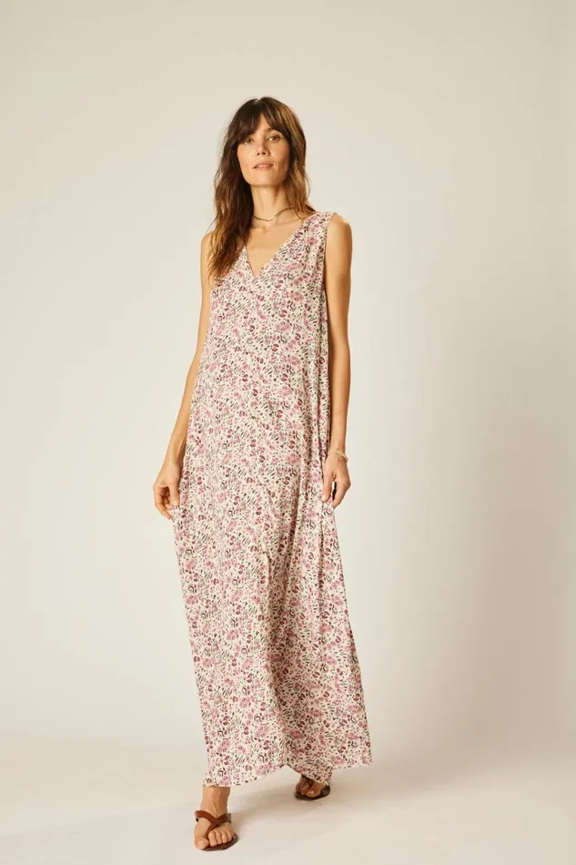 Natalie Martin TOVA MAXI Petite Fleur Rose Shop Dresses
