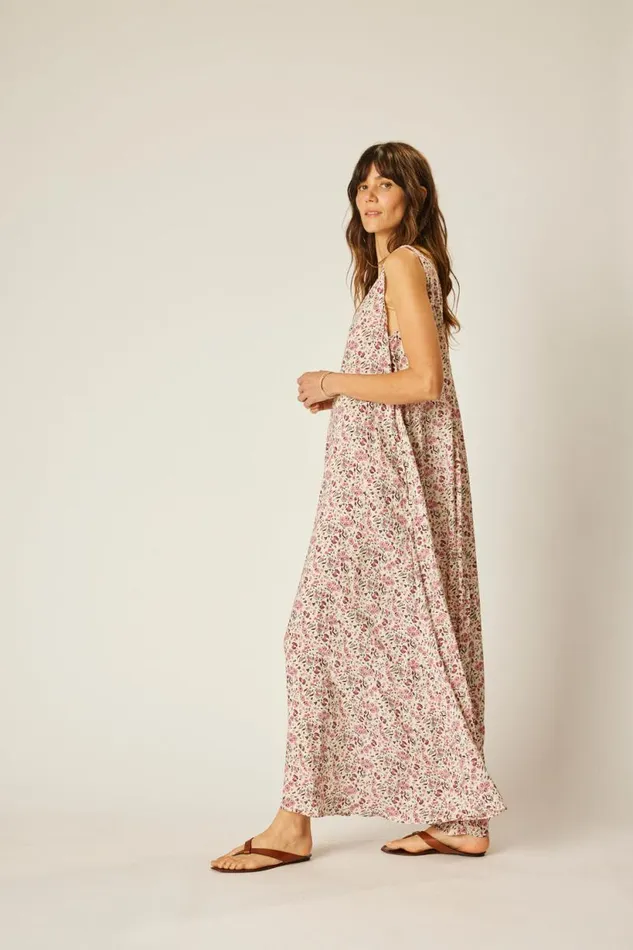 Natalie Martin TOVA MAXI Petite Fleur Rose Shop Dresses