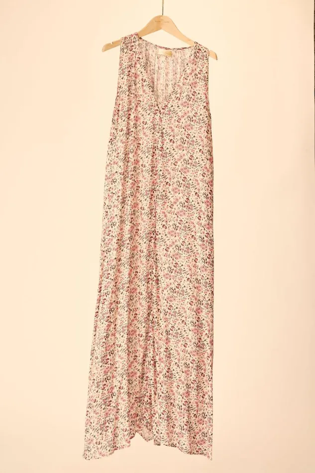 Natalie Martin TOVA MAXI Petite Fleur Rose Shop Dresses
