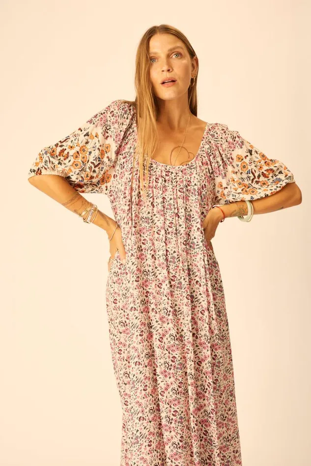Natalie Martin VIVI DRESS Petite Fleur Rose Shop Dresses