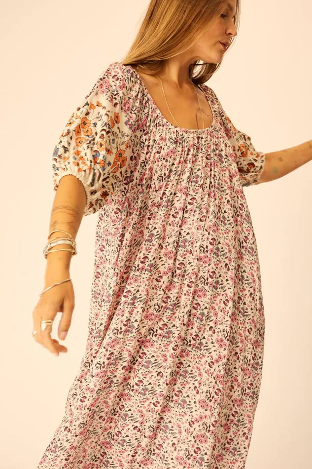 Natalie Martin VIVI DRESS Petite Fleur Rose Shop Dresses