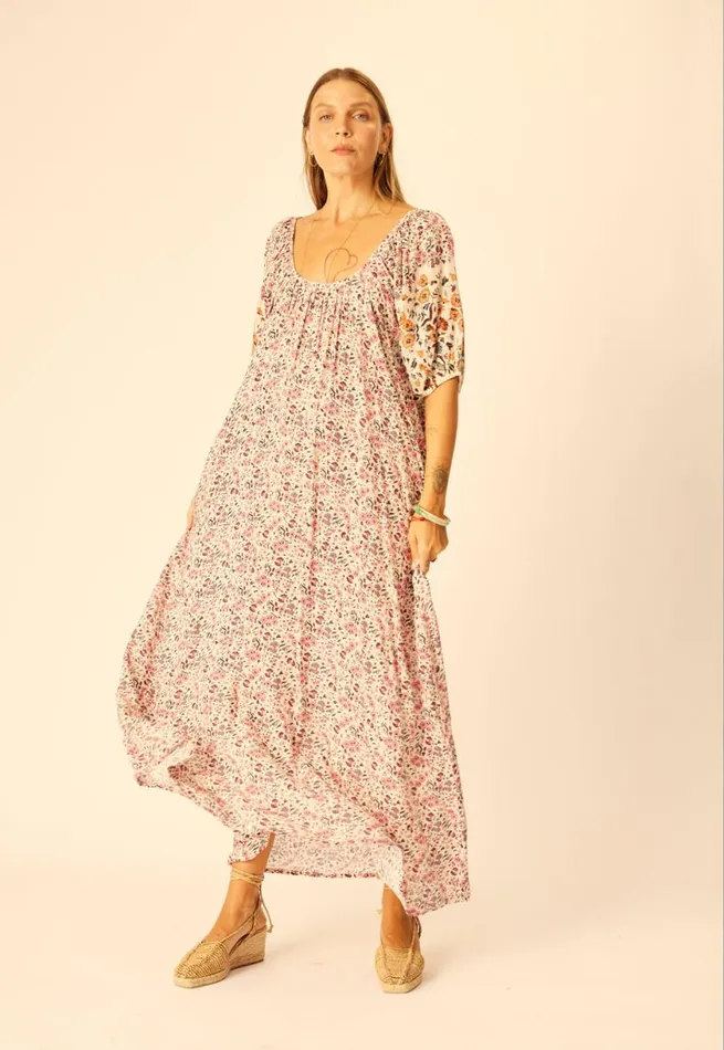 Natalie Martin VIVI DRESS Petite Fleur Rose Shop Dresses