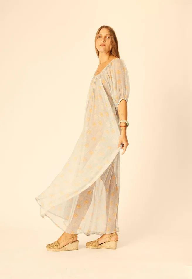 Natalie Martin VIVI DRESS Snowflake Tangerine Shop Dresses