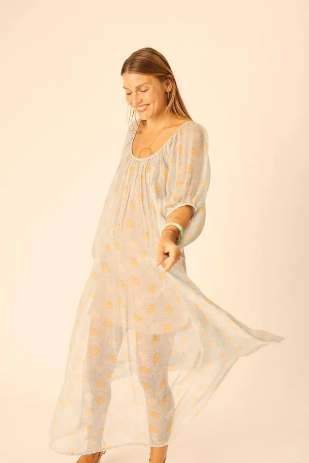 Natalie Martin VIVI DRESS Snowflake Tangerine Shop Dresses