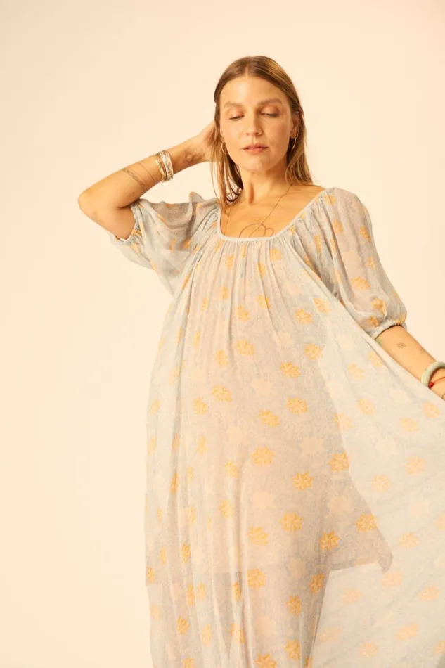 Natalie Martin VIVI DRESS Snowflake Tangerine Shop Dresses