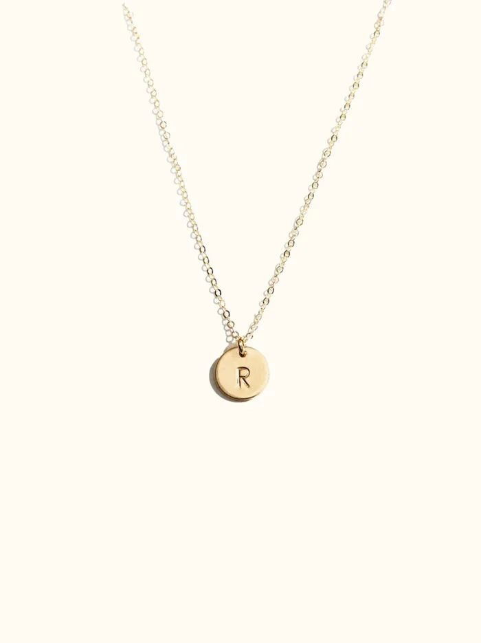 Necklaces Able Women Mini Tag Necklace 14k Goldfilled