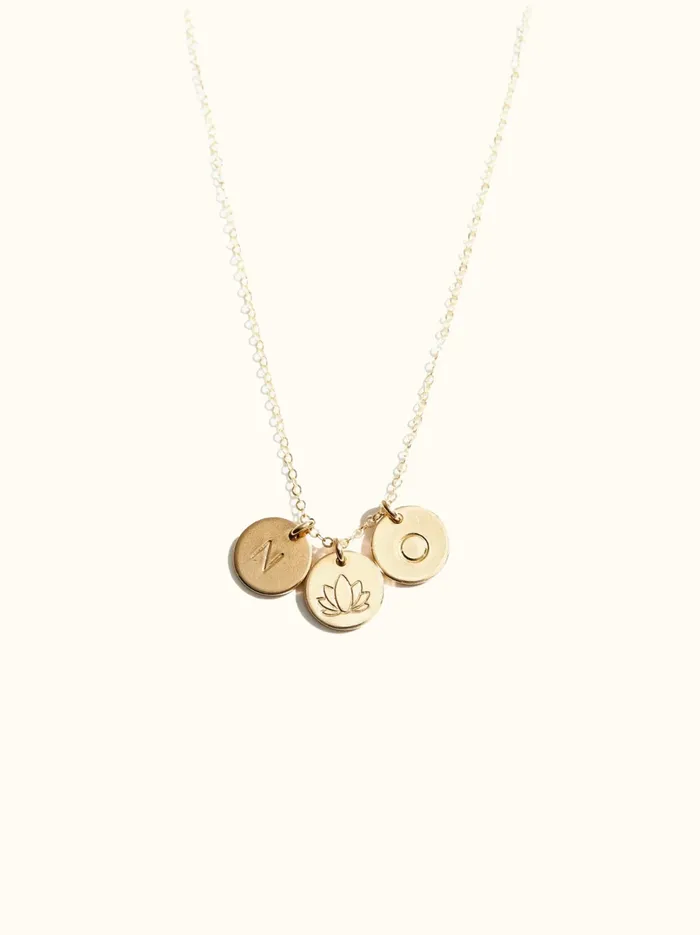 Necklaces Able Women Mini Tag Necklace 14k Goldfilled