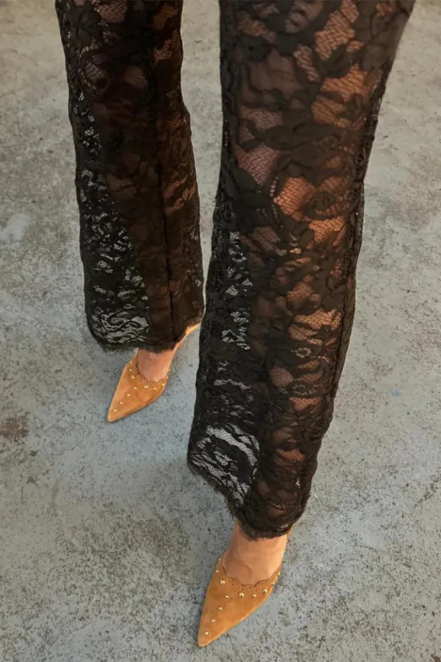 Never Fully Dressed Chocolate Lace Diva Trousers Petite Women Petite