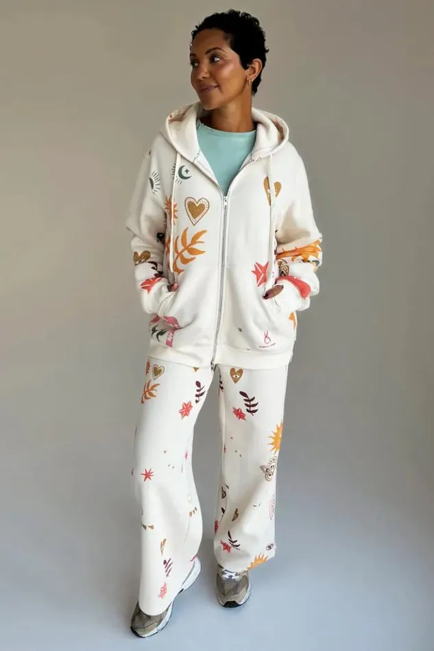 Never Fully Dressed Cream Sundazed Accessible Hoodie Women Tops and TShirts