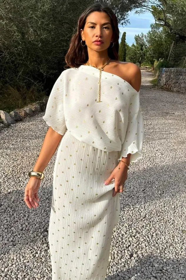 Never Fully Dressed Cream Tilly Dress Women Nfd Classics