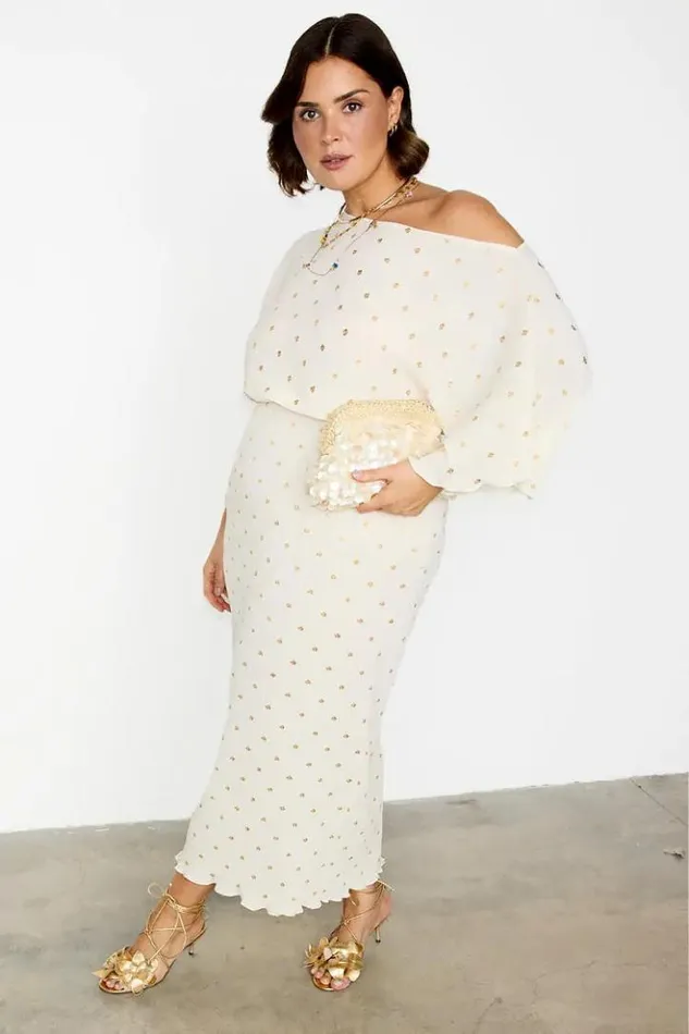 Never Fully Dressed Cream Tilly Dress Women Nfd Classics