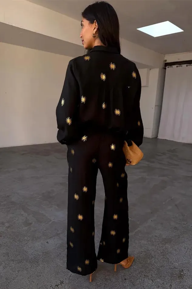 Never Fully Dressed Gold Sun Elissa Trousers Petite Women Petite