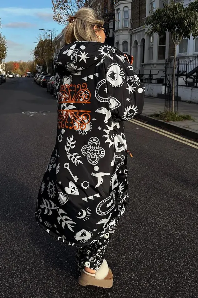 Never Fully Dressed Hope Charcoal Changing Robe Women Jackets and Coats