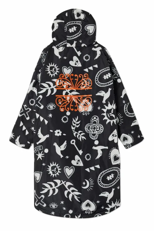 Never Fully Dressed Hope Charcoal Changing Robe Women Jackets and Coats