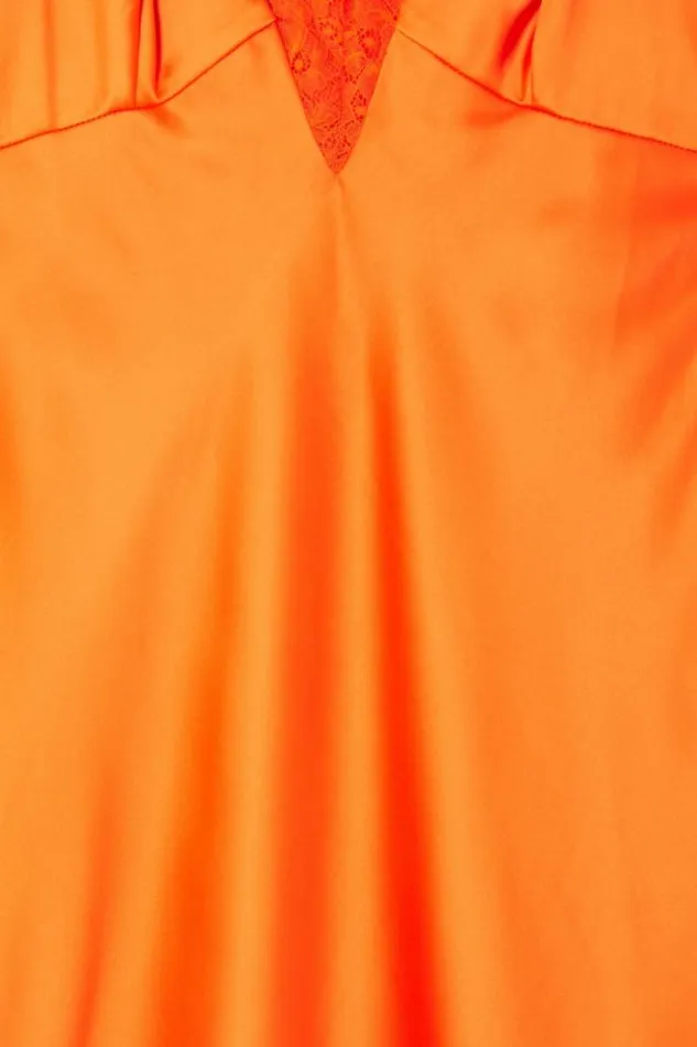 Never Fully Dressed Orange Lily Dress Petite Women Petite