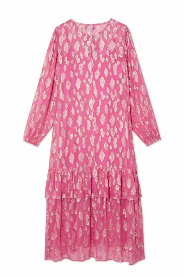 Never Fully Dressed Pink Jacquard Harmony Dress Women Newness