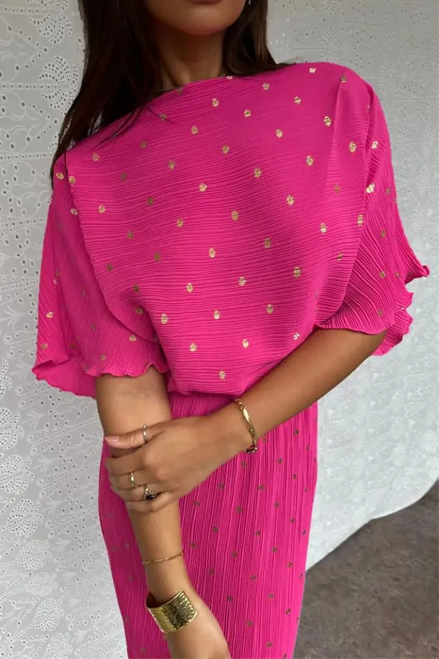 Never Fully Dressed Pink Tilly Dress Women Nfd Classics