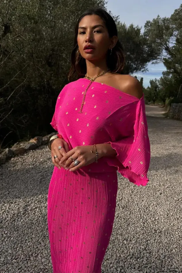 Never Fully Dressed Pink Tilly Dress Women Nfd Classics