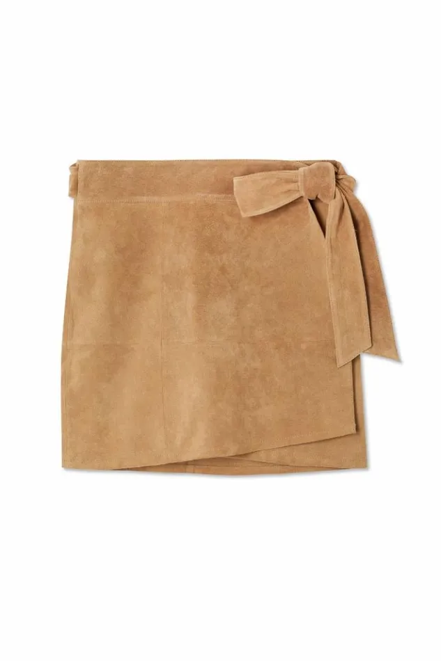Never Fully Dressed Suede Mini Jaspre Skirt Women Newness
