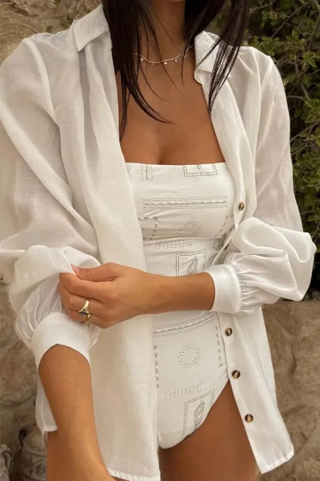 Never Fully Dressed White Miley Shirt Women Newness