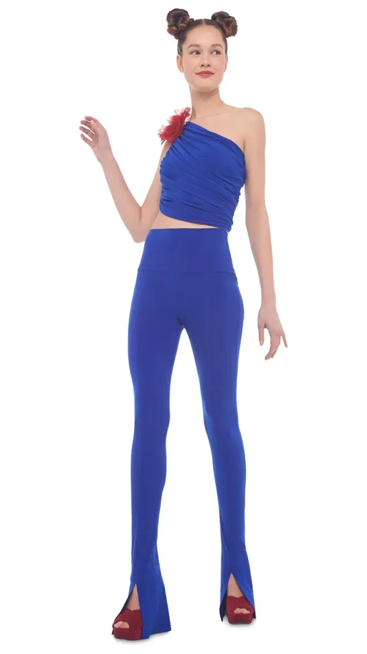 Norma Kamali Bottoms SPAT LEGGING Cobalt 8211 Clothing