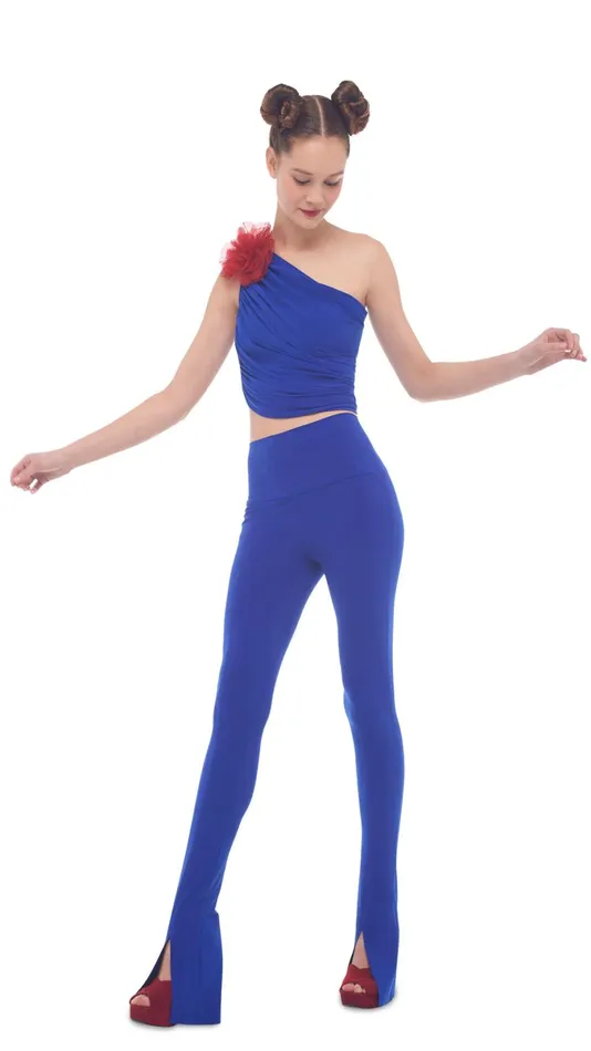 Norma Kamali Bottoms SPAT LEGGING Cobalt 8211 Clothing