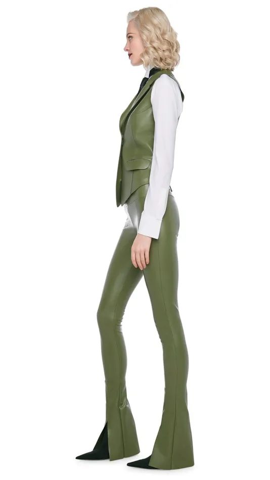 Norma Kamali Bottoms SPAT LEGGING Military 8211 Clothing