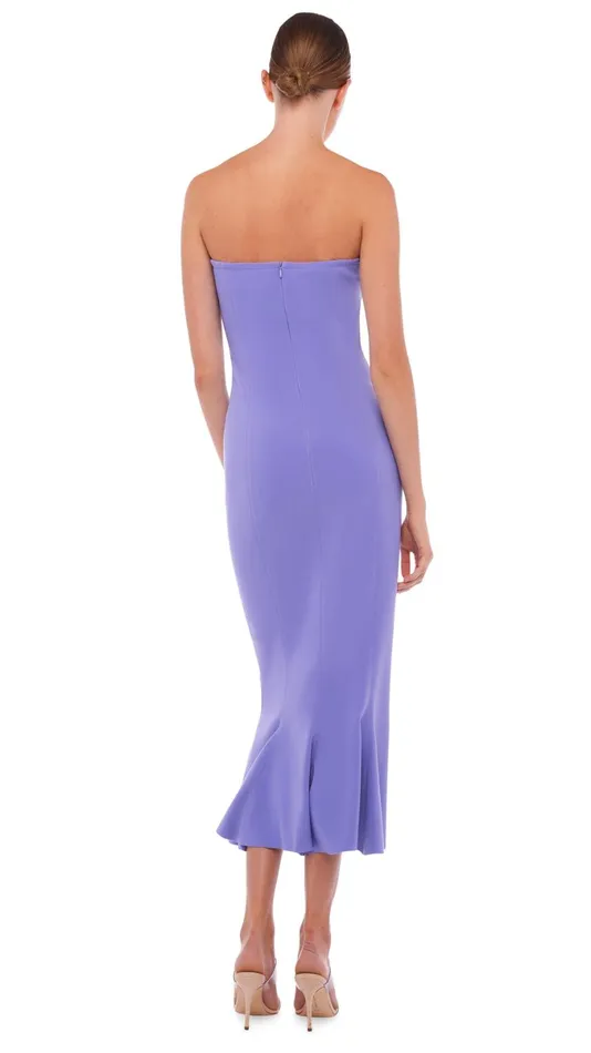 Norma Kamali Dresses CORSET DRESS TO MIDCALF Lilac 8211 Clothing