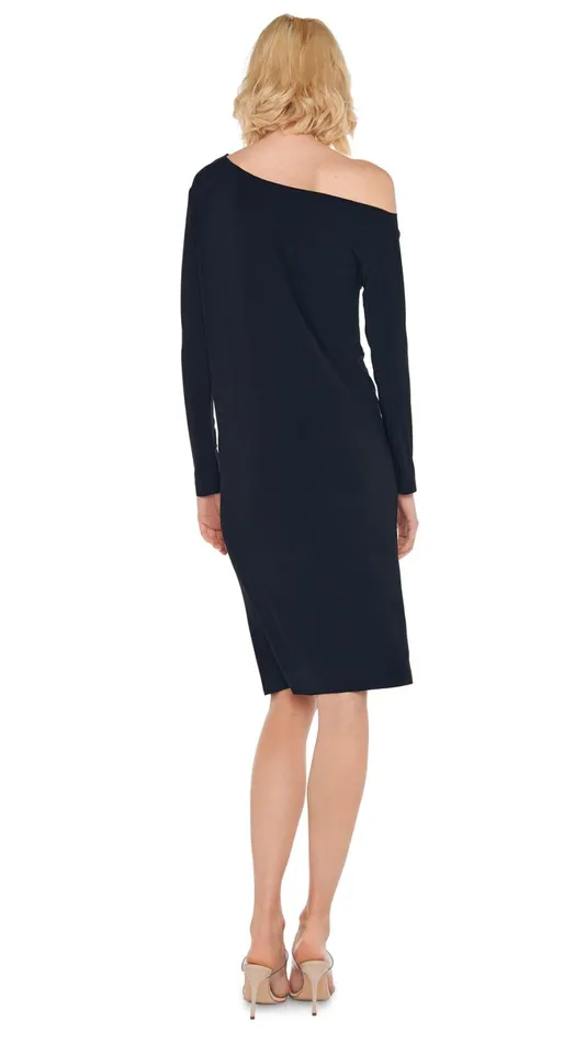 Norma Kamali Dresses DROP SHOULDER DRESS Black 8211 Clothing