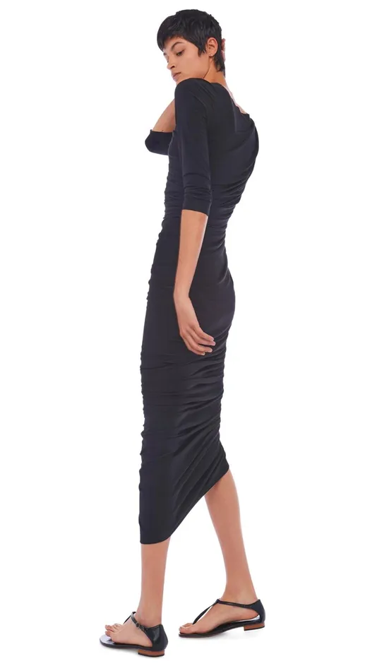 Norma Kamali Dresses LONG SLEEVE DIANA GOWN Black 8211 Clothing